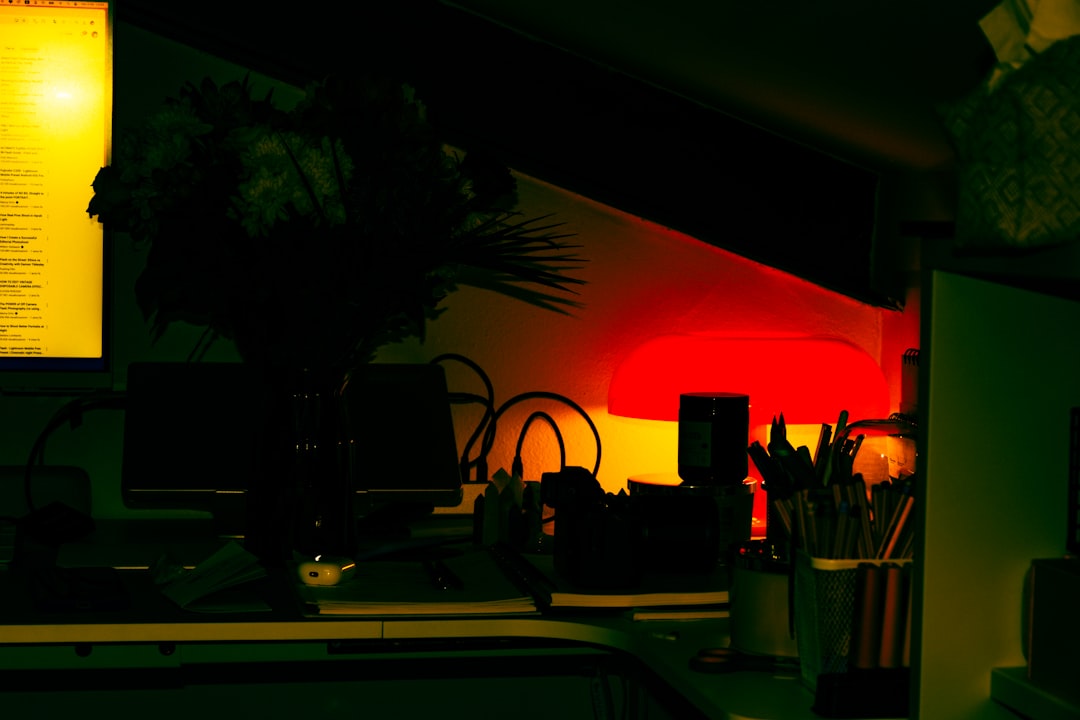 Data charts and analytics on screen