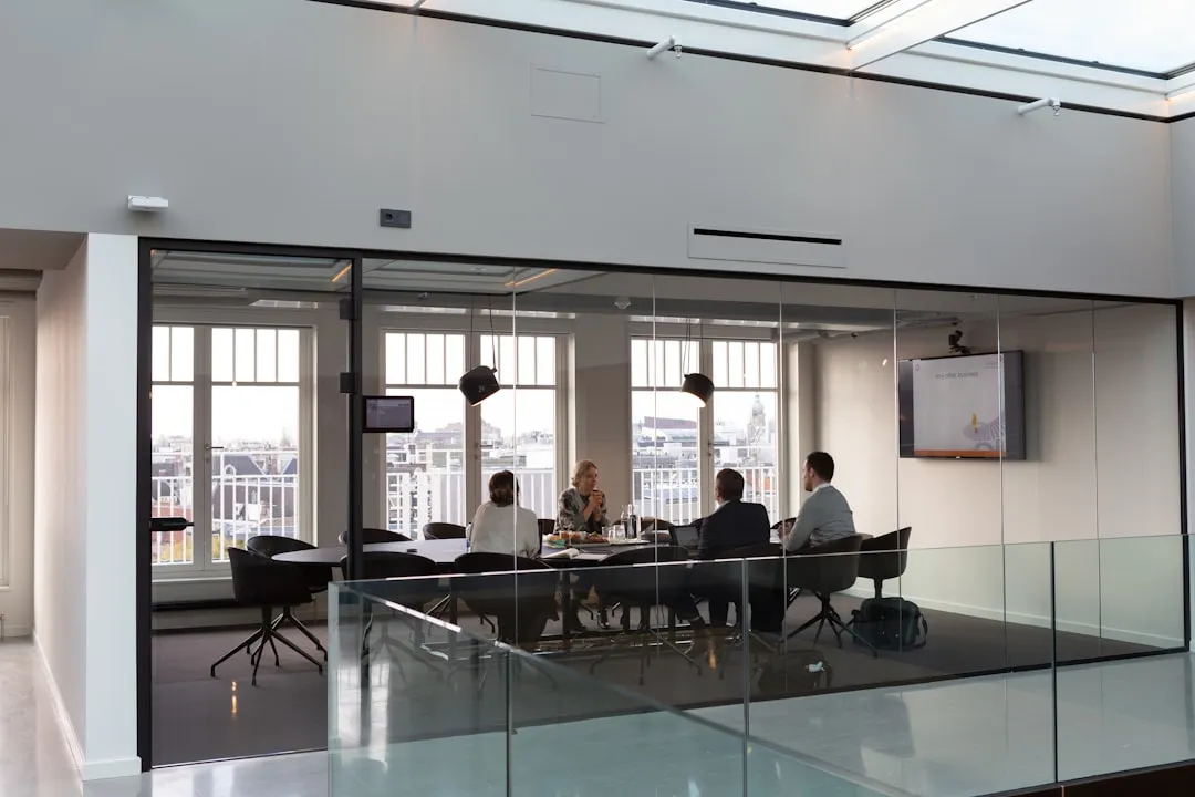 Advisory team meeting for funeral home acquisition